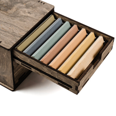 Cabinet de rangement en contreplaqué pour 6 "pierres