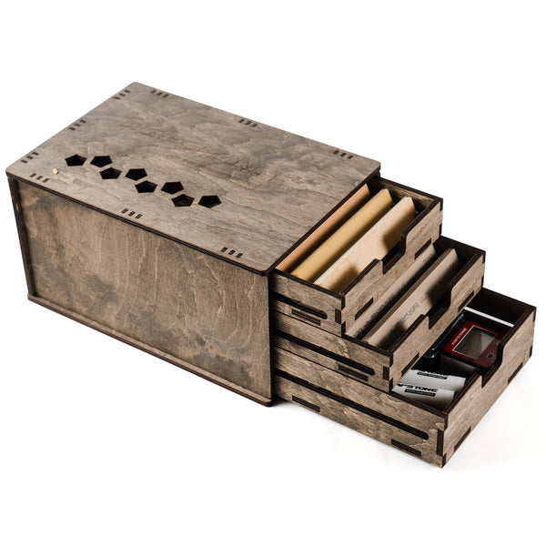 Cabinet de rangement en contreplaqué pour 6 "pierres