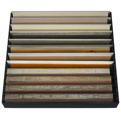 Ouvrez le plateau pour 12 Edge Pro Des pierres