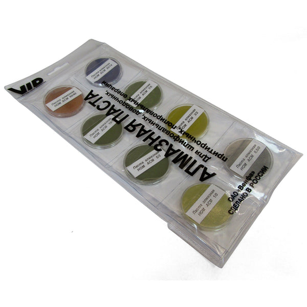 Venev Diamond Stroping Compound Compound Sampleur, 8 grains